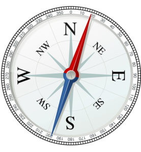 Handheld compass image