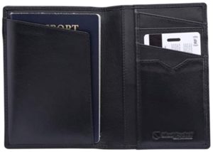 Silent Product RFID Leather Passport Holder