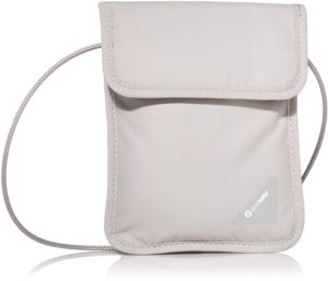 Pacsafe Anti-Theft RFID Blocking Neck Pouch