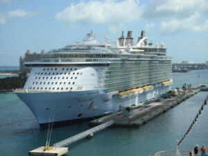 Royal Caribbean Allure of the Seas at dock